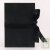 Album photo accord�on carton recycl� noir, 17,5x12 cm