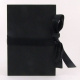 Album photo accord�on carton recycl� noir, 17,5x12 cm