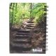 Carnet spirale recycl� lign�, escalier 12,5 x 17,5 cm
