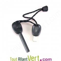Pierre � feu su�doise Firesteel mod�le Army compact Noir