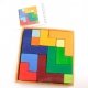 Jeu de construction cr�atif en bois multi-couleur, 23 cm, 3 ans+