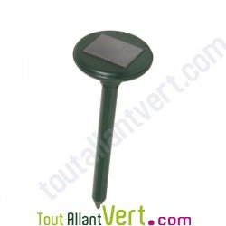 Borne solaire anti-taupes et anti-rongeurs