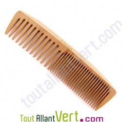 Peigne en bois familial, 20 cm