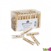 Pinces � linge en bois , lot de 50