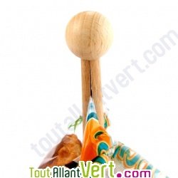 3 Pinces pour sachets en bois