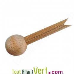 3 Pinces pour sachets en bois