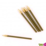 Recharge courte encre bleue pour stylo en bois