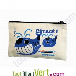 Trousse � crayons en coton biologique C�tac�, 21 x 13 cm