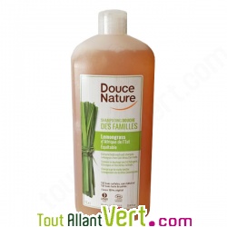 Shampoing et Gel douche bio familial au Lemongrass, 1l