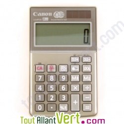 Calculatrice de poche solaire recycl�e, Canon