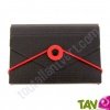 Etui porte carte de visite, noir, carton recycl�