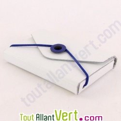 Etui porte carte de visite, blanc, carton recycl�