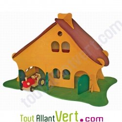 Ferme g�ante en bois 70x95 cm