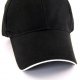 Casquette coton bio, noire
