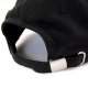Casquette coton bio, noire
