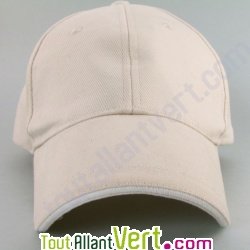 Casquette coton bio, �crue, r�glable