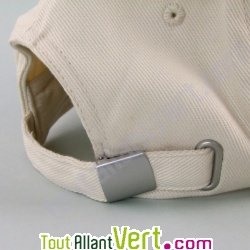 Casquette coton bio, �crue, r�glable