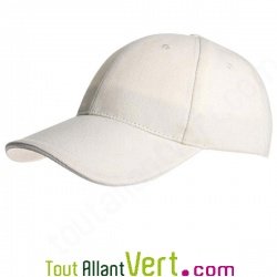 Casquette coton bio, �crue, r�glable