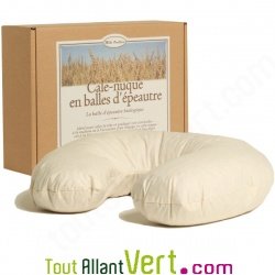 Cale-nuque en balles d\'�peautre et coton bio
