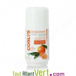 D�odorant � bille huiles essentielles d\'agrumes bio, 50 ml