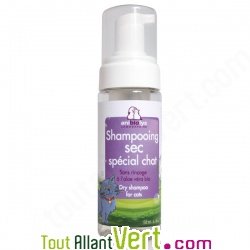 Shampoing sec sans rin�age animal 100% v�g�tal, 150ml