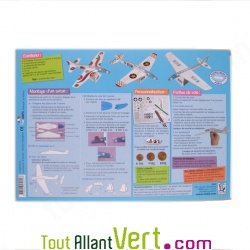 Mes Z\'avions, 3 avions carton recycl  construire et dcorer