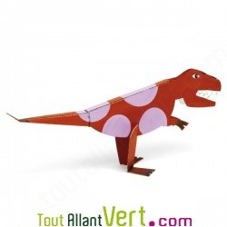 Dino Dulos, 12 Dinosaures carton recycl� � construire