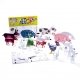 Animo Dulos, 15 animaux de la ferme en carton recycl� � construire