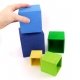 Cube empilable color� en bois