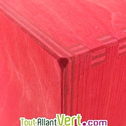 Cube empilable color� en bois