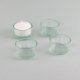 Support verre recycl� pour bougie veilleuse, lot de 4
