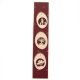 Suspension en bois pour No�l, lot de 3