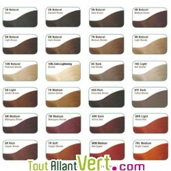 Teinture permanente coloration bio pour cheveux sans ammoniaque Tints of Nature