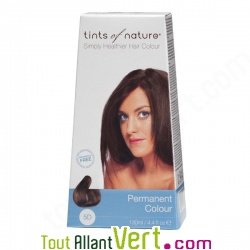 Teinture permanente coloration bio pour cheveux 5D Ch�tain clair dor�