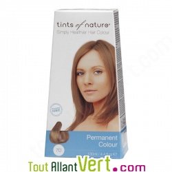 Teinture permanente coloration bio pour cheveux 7D Blond dor�
