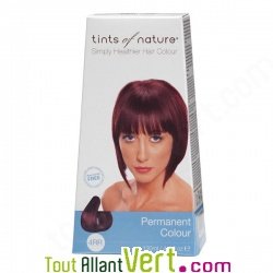 Teinture permanente coloration bio pour cheveux 4RR Terre Rouge