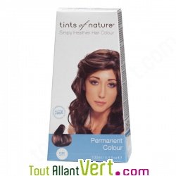 Teinture permanente coloration bio pour cheveux 5R Ch�tain Cuivr�