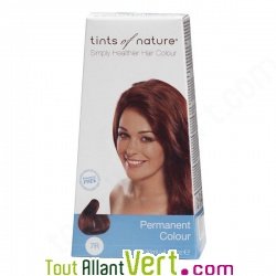 Teinture permanente coloration bio pour cheveux 7R Blond Cuivr�