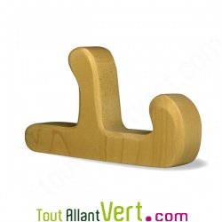 Tra�neau du P�re No�l en bois 17 cm