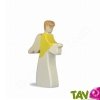 Figurine de l'ange en bois 14 cm