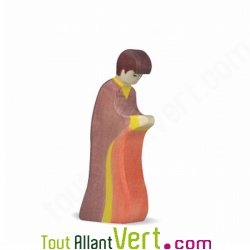 Figurine de Joseph en bois, 14 cm