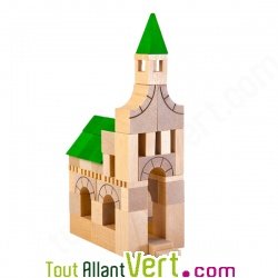 Kit de construction Eglise Architecte en bois  63 pi�ces