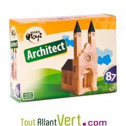 Kit de construction Cath�drale Architecte en bois  87 pi�ces