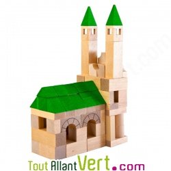 Kit de construction Cath�drale Architecte en bois  87 pi�ces