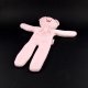 Nounours Ted en coton bio I Like 100% organic cotton Rose