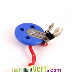 Hochet Mini Trap�ze Ourson en bois � accrocher pour b�b�, Heimess