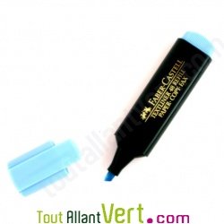 Feutre surligneur fluo Bleu rechargeable