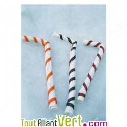 Sucre d\'orge en coton rouge, d�coration No�l lot de 3