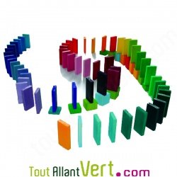 Rallye en bois arc-en-ciel, 74 pi�ces