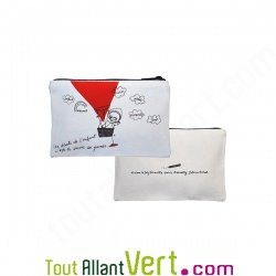 Trousse � crayons en coton biologique Amnesty Droits de l\'enfant, 21 x 13 cm